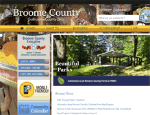 Tablet Screenshot of gobroomecounty.net